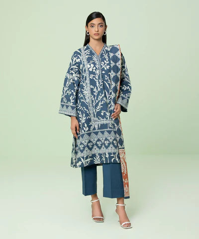 Sapphire-3 PIECE - PRINTED CAMBRIC SUIT