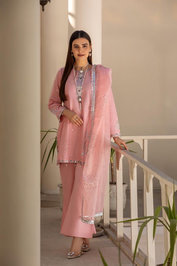 Heera's-3 piece Suit-Pink