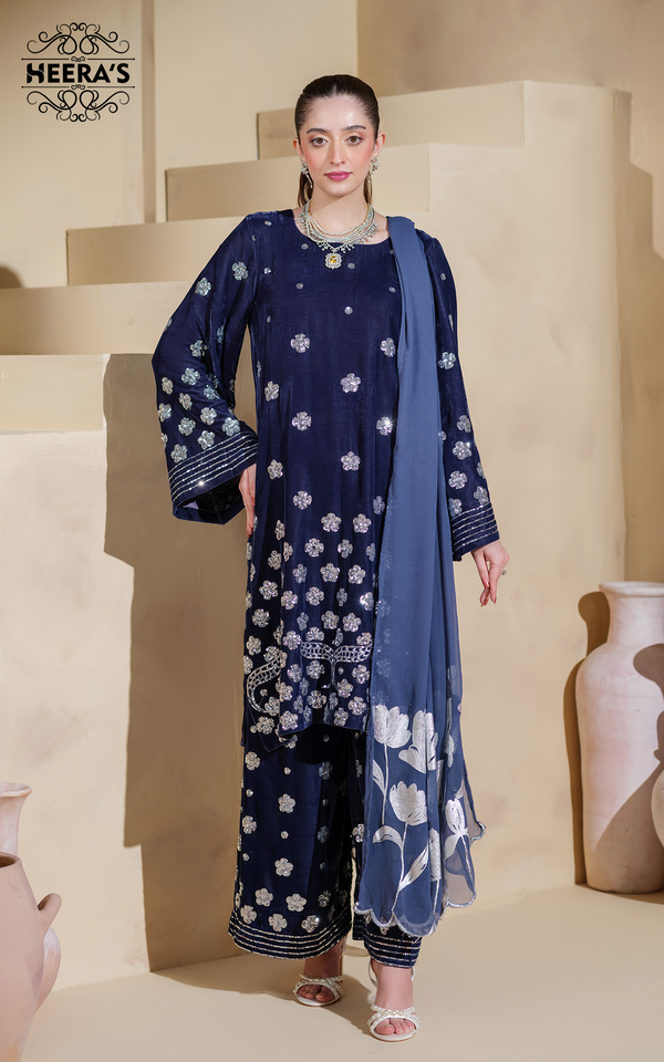 Celesté Grey Velvet