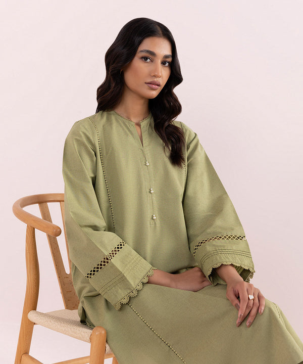 2 PIECE - SOLID COTTON_AGreen