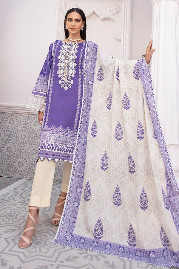 Bareera by Motifz BM-10 stitched digital printed lawn collection 2022