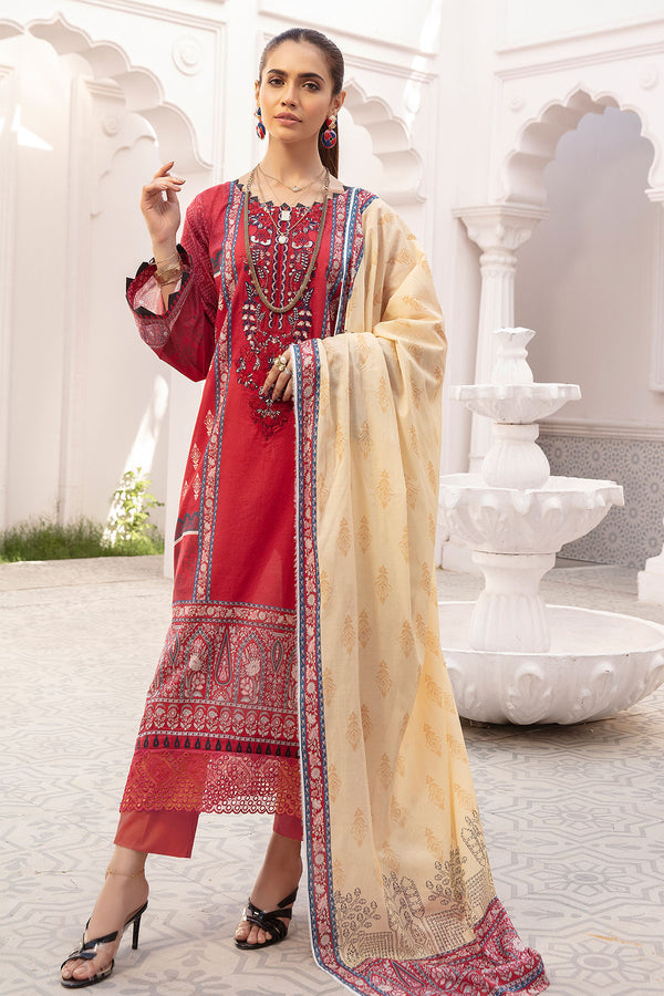 Bareera by Motifz BM-05 stitched digital printed lawn collection 2022