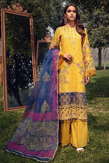Canary | Rahi Premium Embroidered Lawn Collection