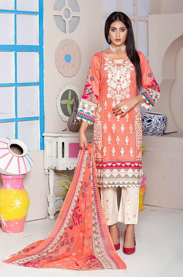 KP-07 | Kapray by BAU-G Lawn Embroidered Collection 2022