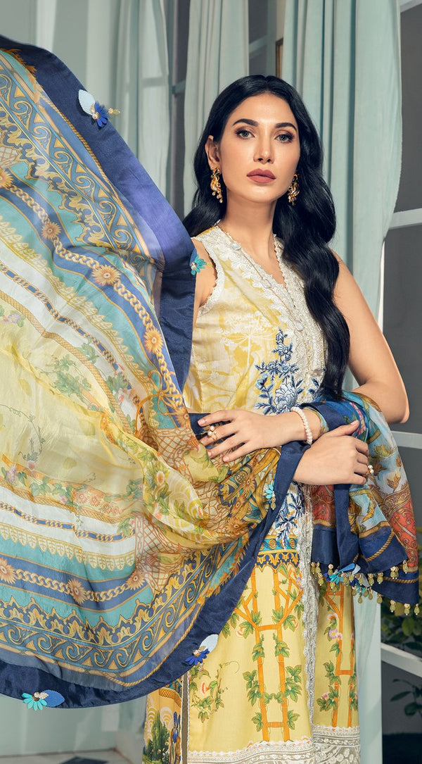 Lauren - Anaya by Kiran Chaudhry Luxury Lawn Collection 2021