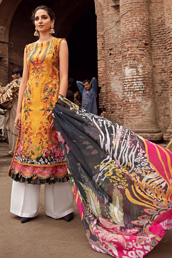 Freesia Digital Printed Lawn
