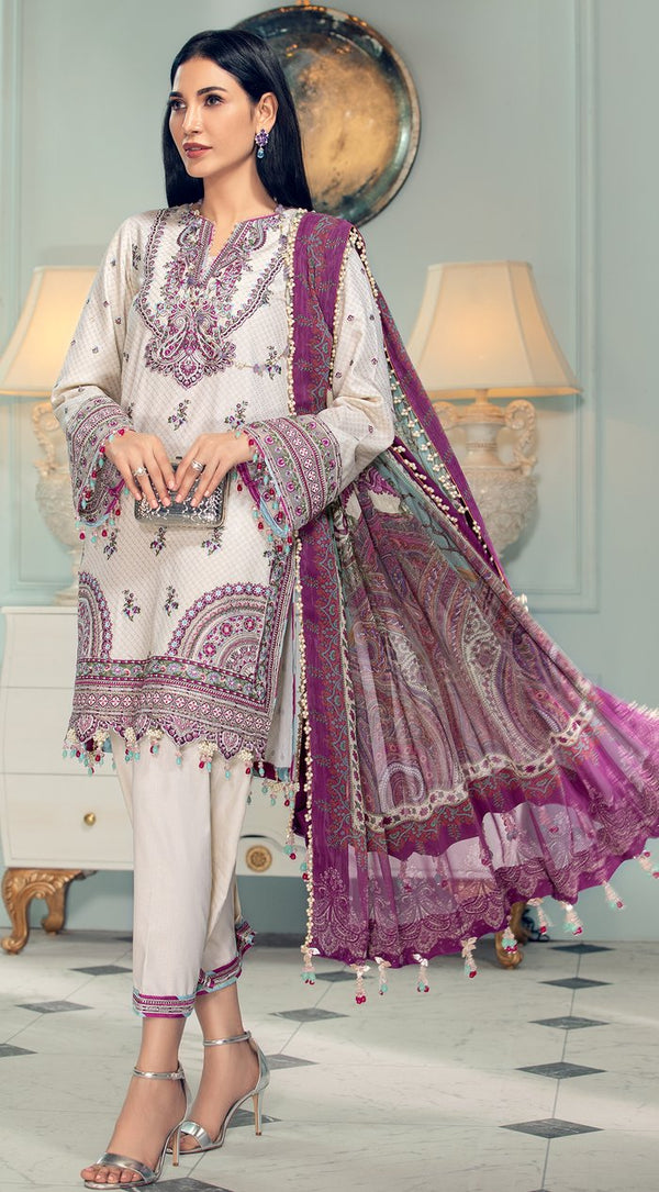 Natalie - Anaya by Kiran Chaudhry Luxury Lawn Collection 2021