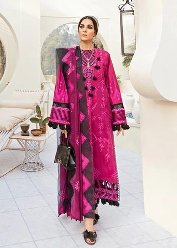 Afrozeh -Poetic Magenta |  Summer Sonnet by Afrozeh 2021 Lawn Collection