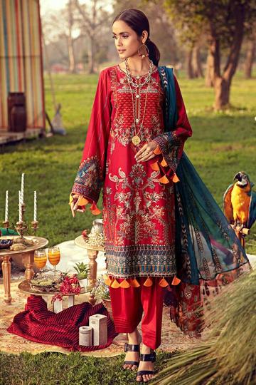 Ruby | Rahi Premium Embroidered Lawn Collection