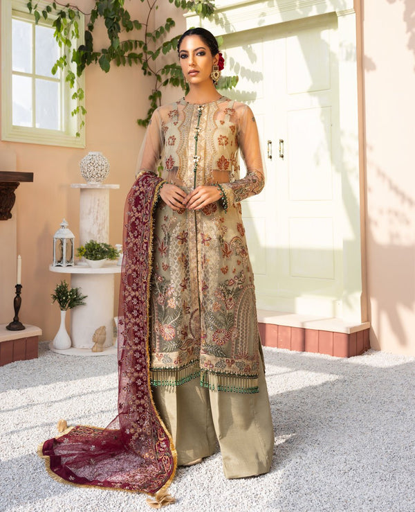 Ziggurat | Dareechay by Xenia 2021 Embroidered Collection