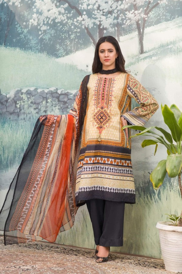 Iman by Zebaish Digital Embroidered Lawn Collection | DE02