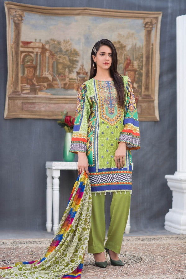 Iman by Zebaish Digital Embroidered Lawn Collection | DE03