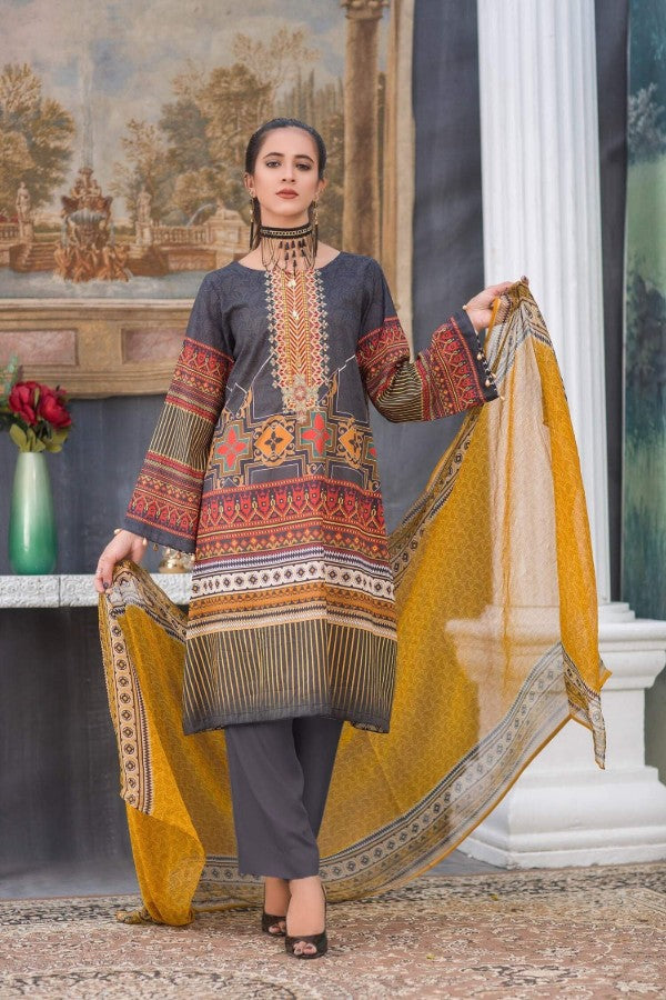 Iman by Zebaish Digital Embroidered Lawn Collection | DE05