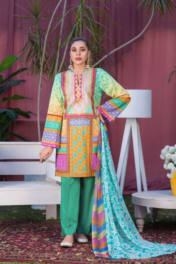Riwayat by Zebaish Digital Embroidered Lawn Collection | DE06