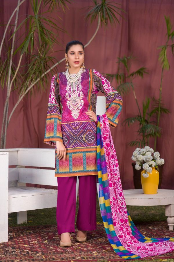 Riwayat by Zebaish Digital Embroidered Lawn Collection | DE09