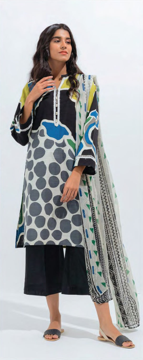 Cotton Abstract Fusion | Beechtree Collections Stitched 3 Piece Suit