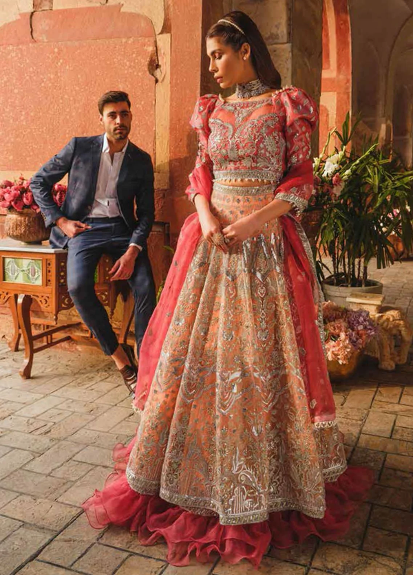 FFL 0005 First Blush - Miraj By Freesia Maryum N Maria Luxury Formel Collection Stitched Suit